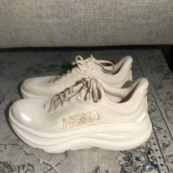 HOKA ONE ONE Bondi 9 rubber-trimmed jacquard-mesh sneakers - Picture 6 of 11